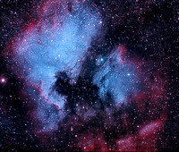 The Pelican and North America Nebulae