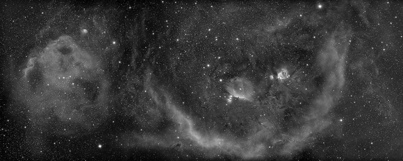 A 4-Frame Mosaic of Orion