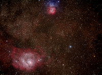 Messier 8 and Messier 20